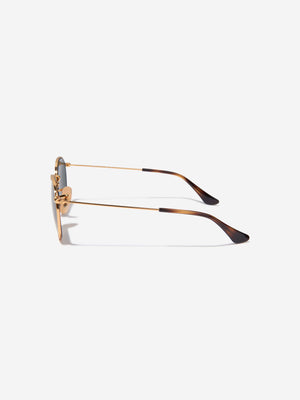 Ray-Ban Kids Round Sunglasses in Gold AB