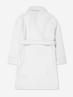 Ralph Lauren Boys Bear Patch Bathrobe in White