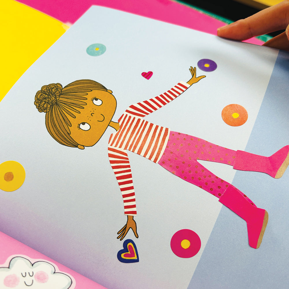 Rachel Ellen - Girl Power Sticker Scene Coloring and Activity Book