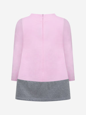 Simonetta Girls & Silver Glitter Dress