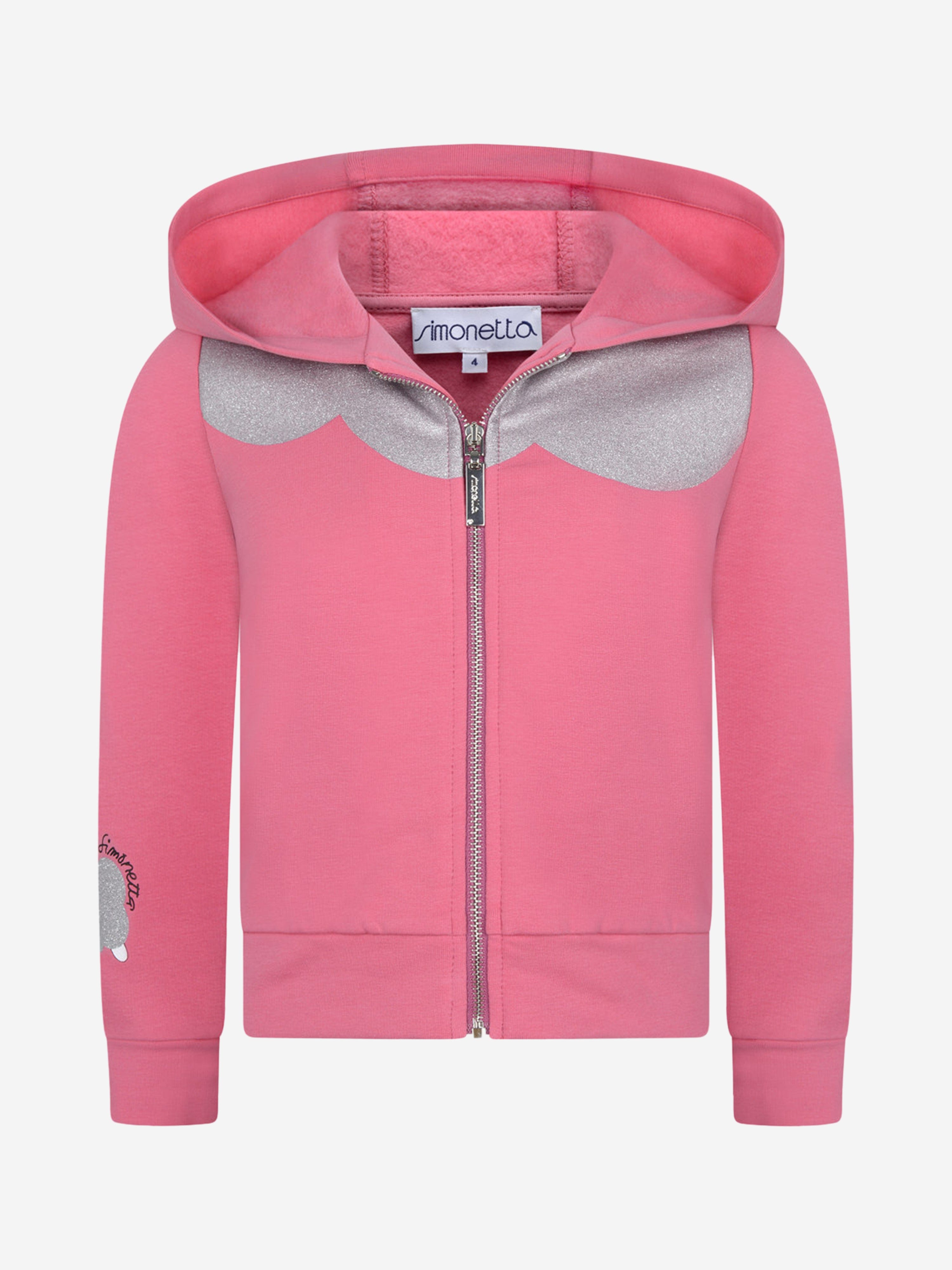 Simonetta & Silver Zip Up Top
