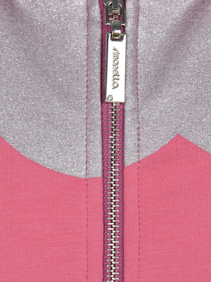 Simonetta & Silver Zip Up Top