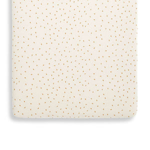 The Little Green Sheep Organic Crib Fitted Sheet - Linen Rice-Sheets- | Natural Baby Shower