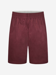 Zeco Kids School Polycotton PE Shorts in Maroon