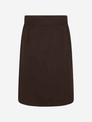 Zeco Girls School Pencil Skirt in Brown