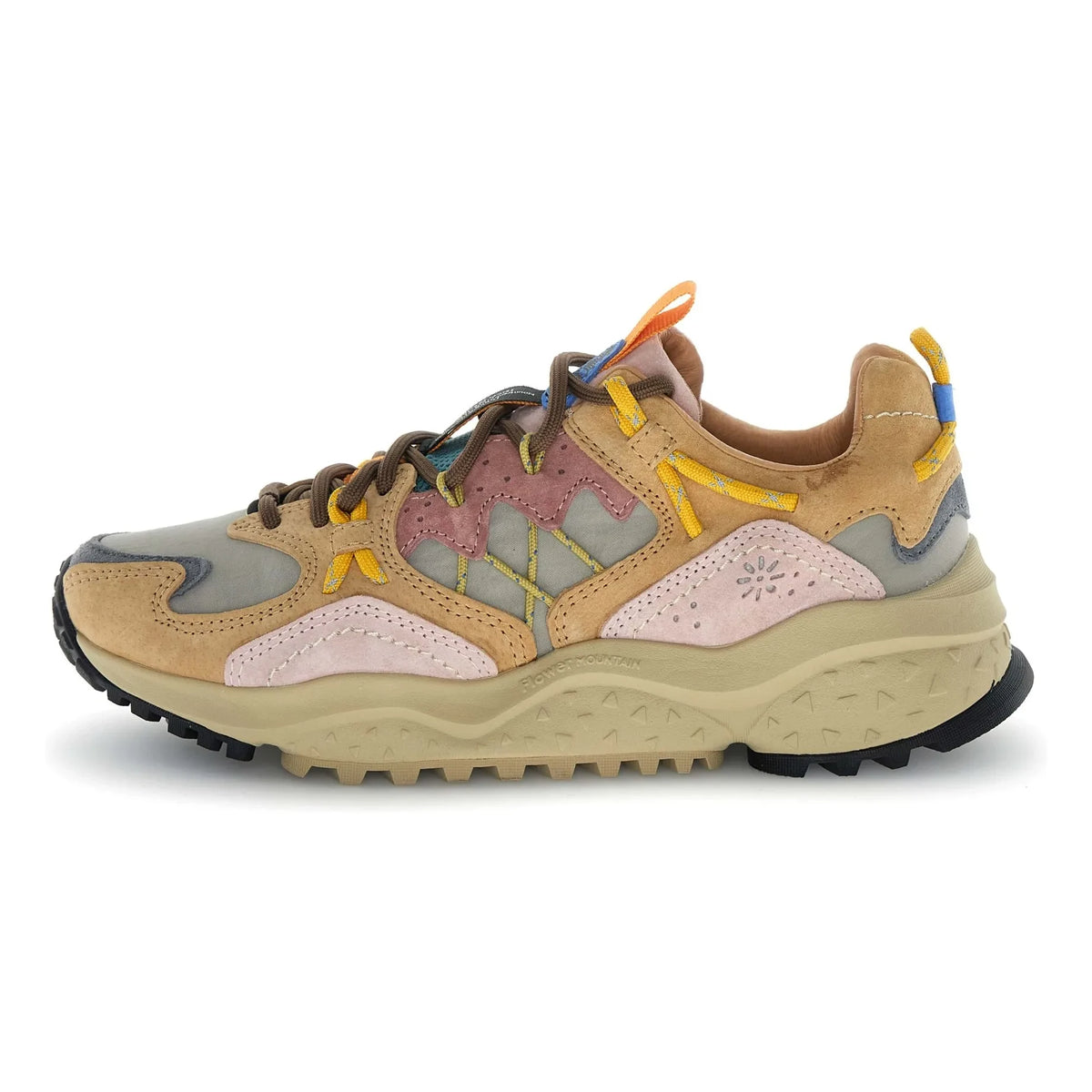 Flower Mountain - Yamabushi Suede and Nylon Sneakers | Beige