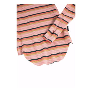 Molo - Rochelle Striped Organic Cotton T-Shirt | Peach