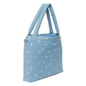 Studio Noos - Hearts Denim Baby Diaper Bag