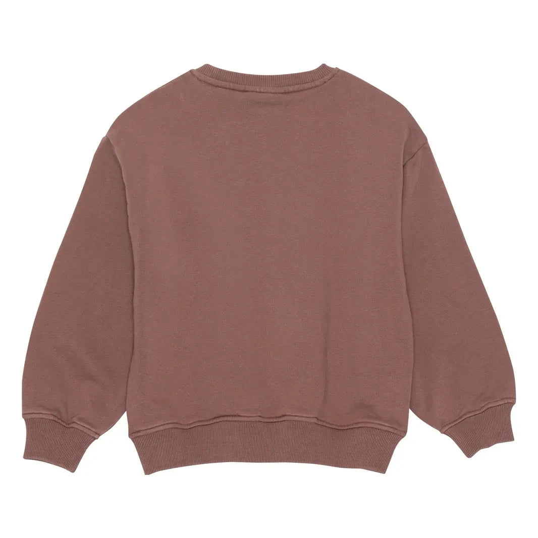 brunobruno nation - Norah Organic Cotton Sweatshirt | Dark Brown