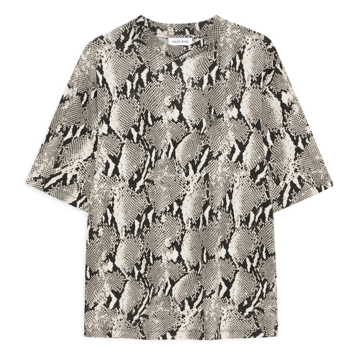 Anine Bing - Avi Python T-Shirt | Gray