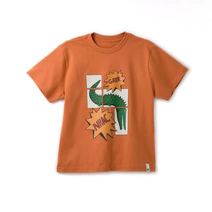 Fabula - Crocodile T-shirt | Brick red