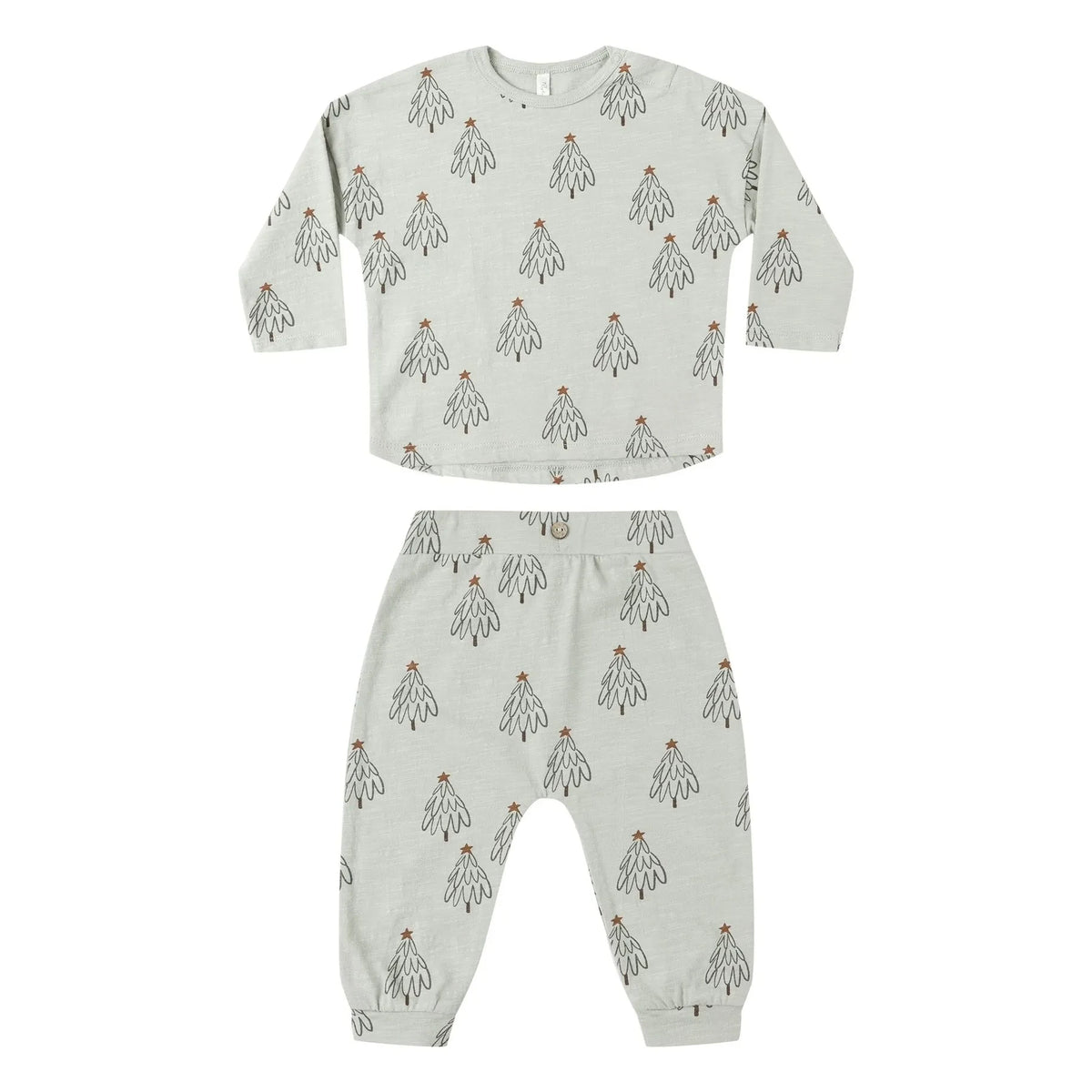 Rylee + Cru - Tree T-Shirt and Pant Set | Pistachio Green