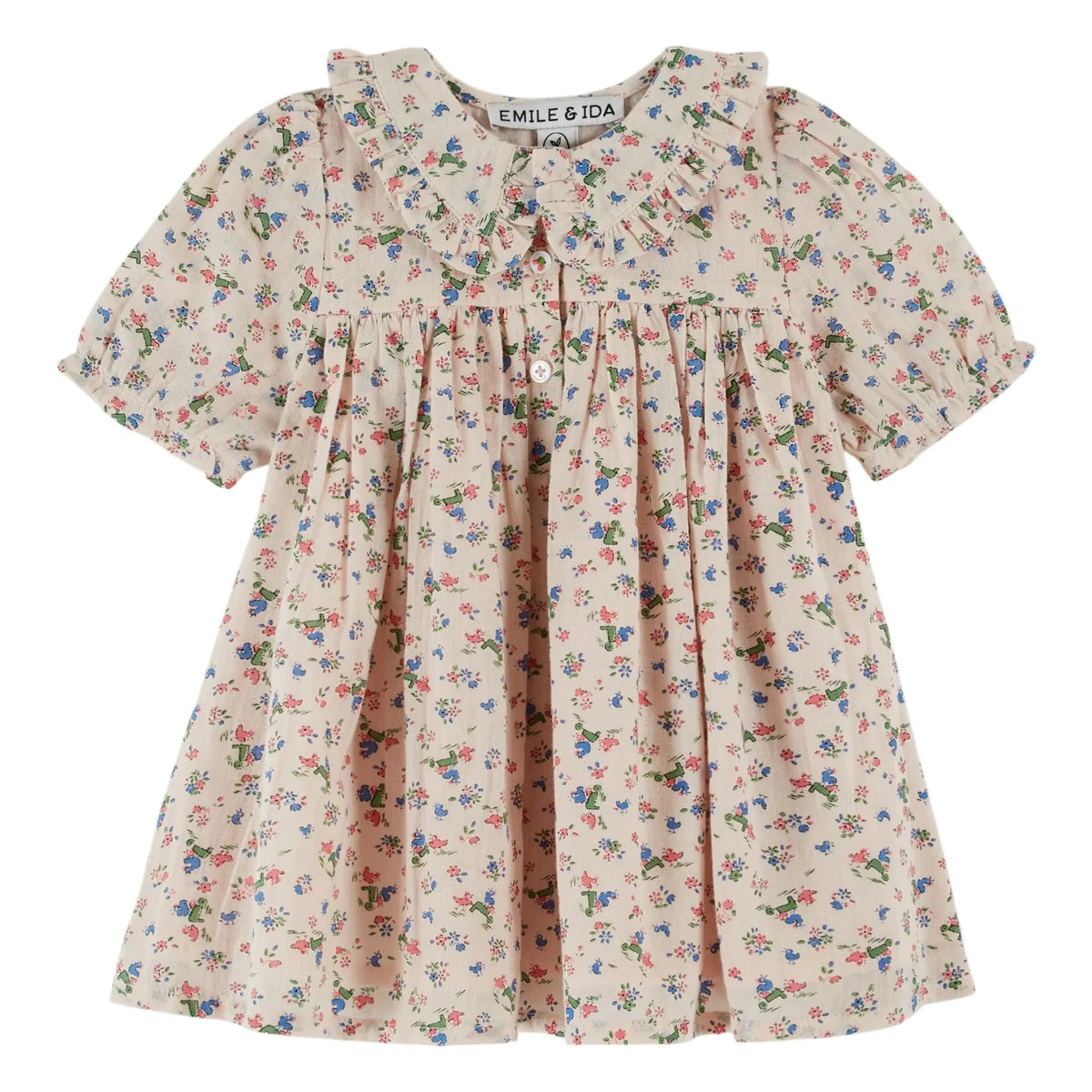 Emile et Ida - Floral Dress | Cream