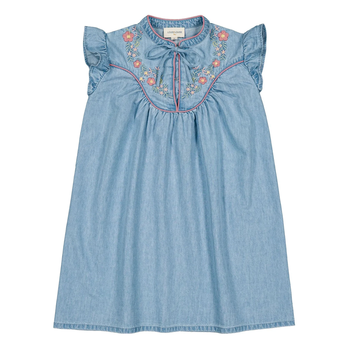 Louis Louise - Andrée Chambray Dress | Light Blue