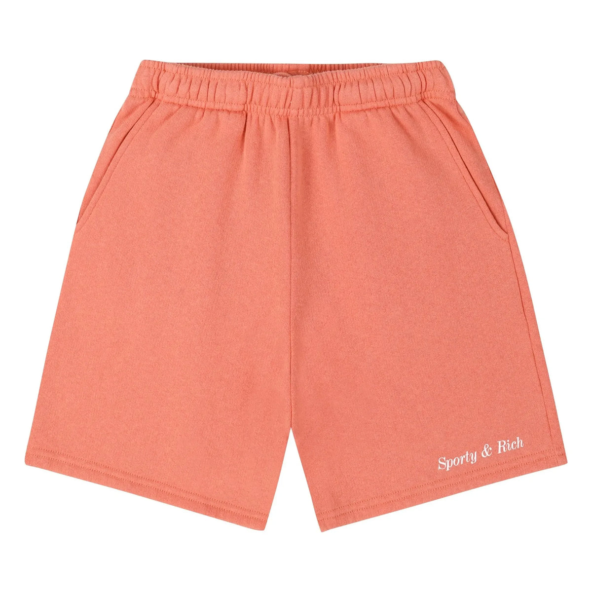 Sporty & Rich - Classic Logo Shorts | Coral