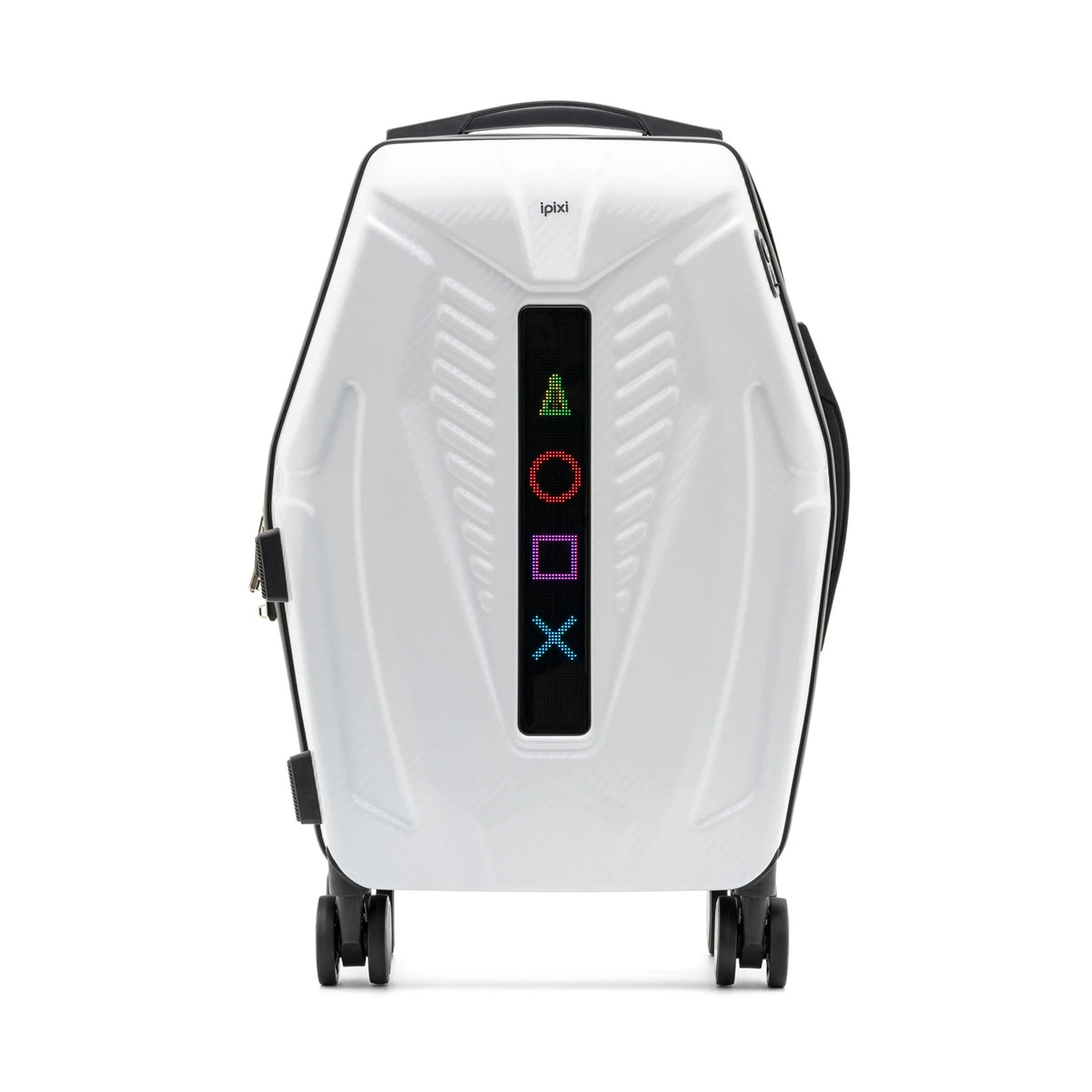 iPixi - Galaxy Voyager LED Screen Smart White Suitcase