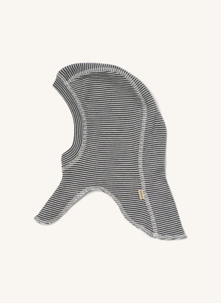 Wheat - 2-pack Felix Striped Wool Balaclava | Navy