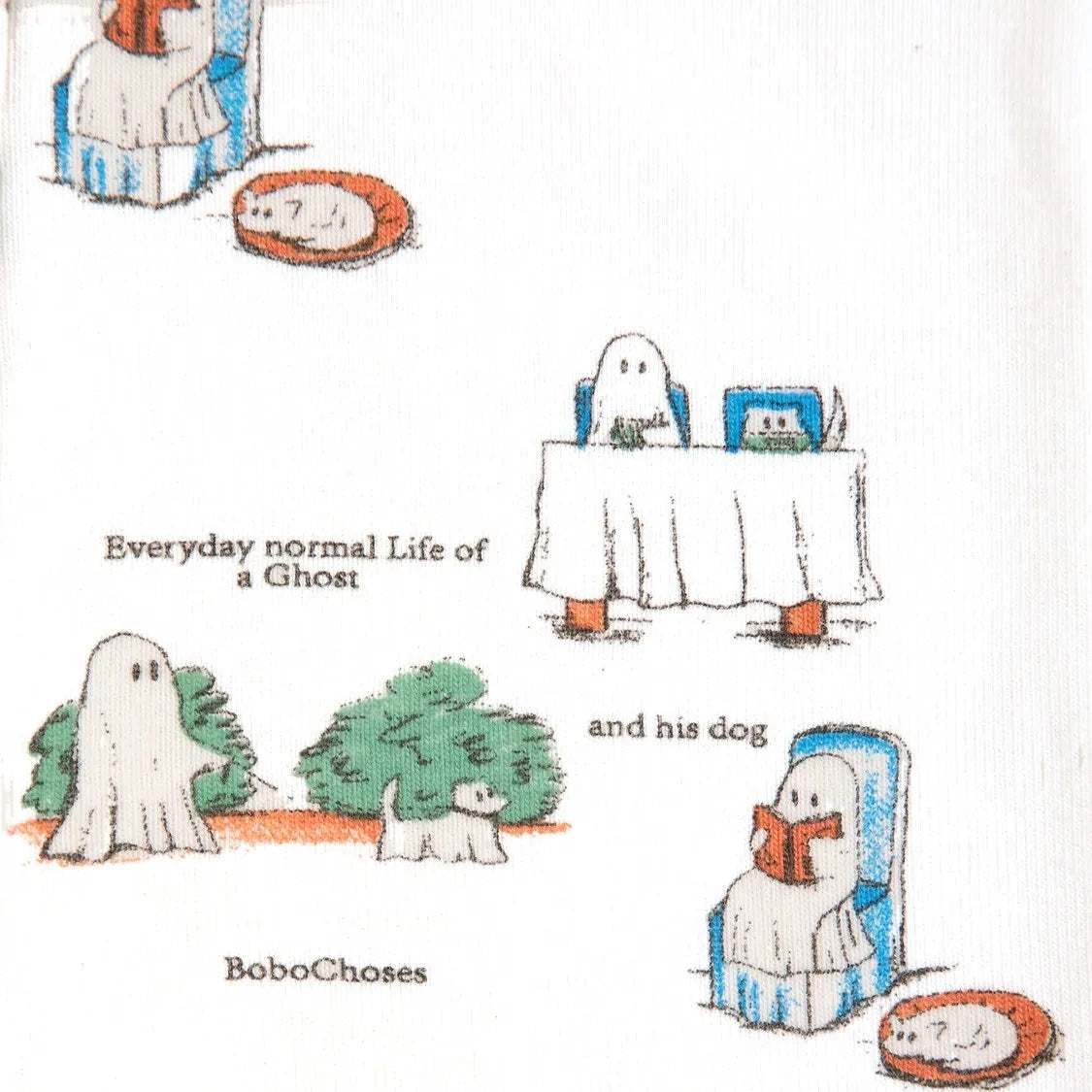 Bobo Choses - Organic Cotton Ghost Leggings | Ecru
