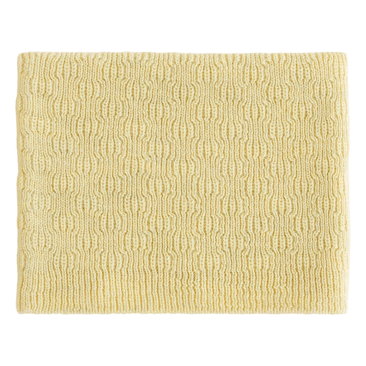 Hvid - Gigi Merino Wool Neck Warmer | Pale yellow