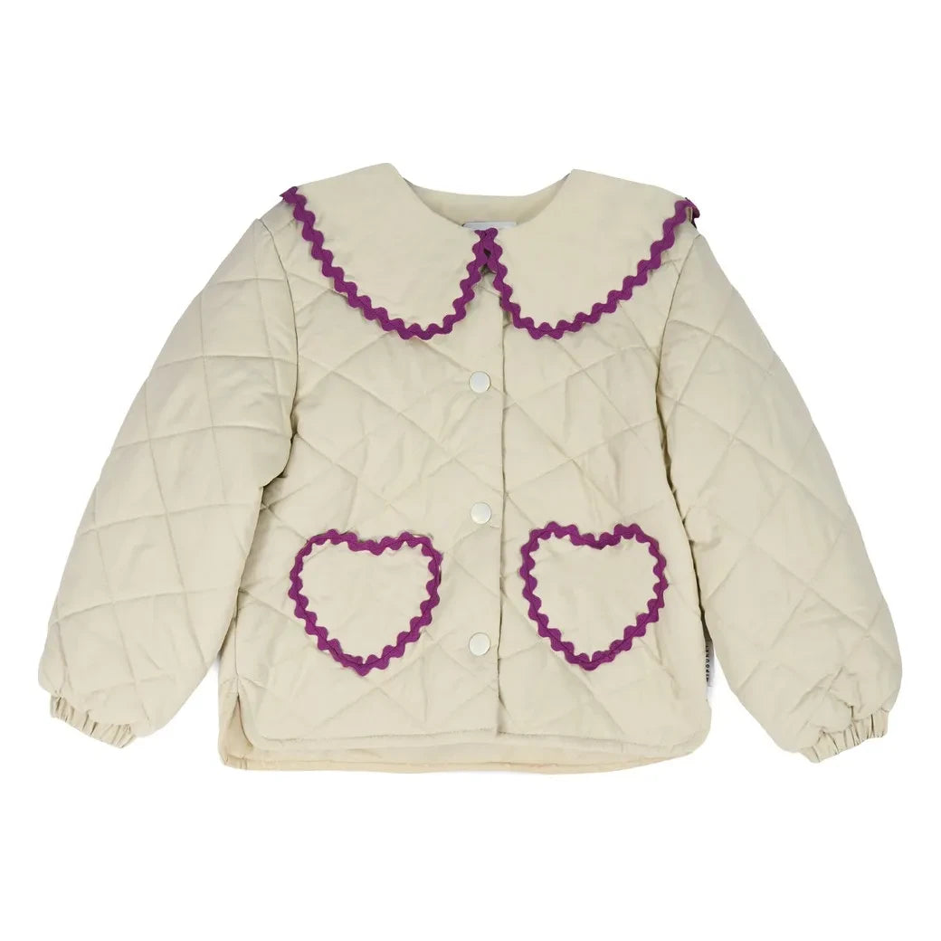 Mipounet - Clotilde Jacket Made from Recycled Fibers | Beige