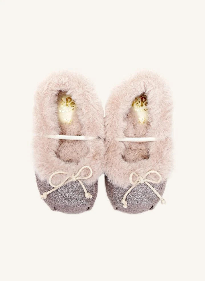 Pèpè - Sequin-Lined Flats | Pink