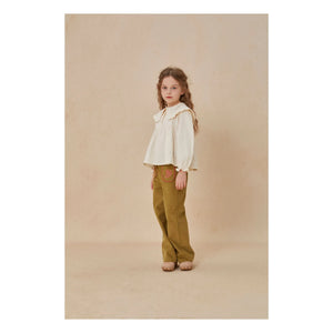 C'era Una Volta - Serena Embroidered Pocket Pants | Olive