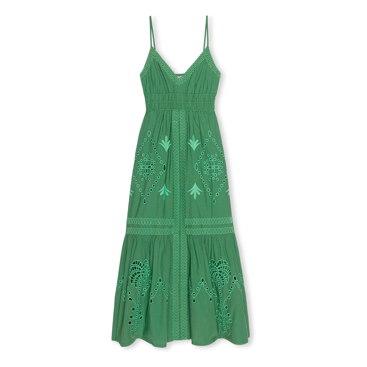 Rails - Blair Cotton Poplin Embroidered Dress | Green