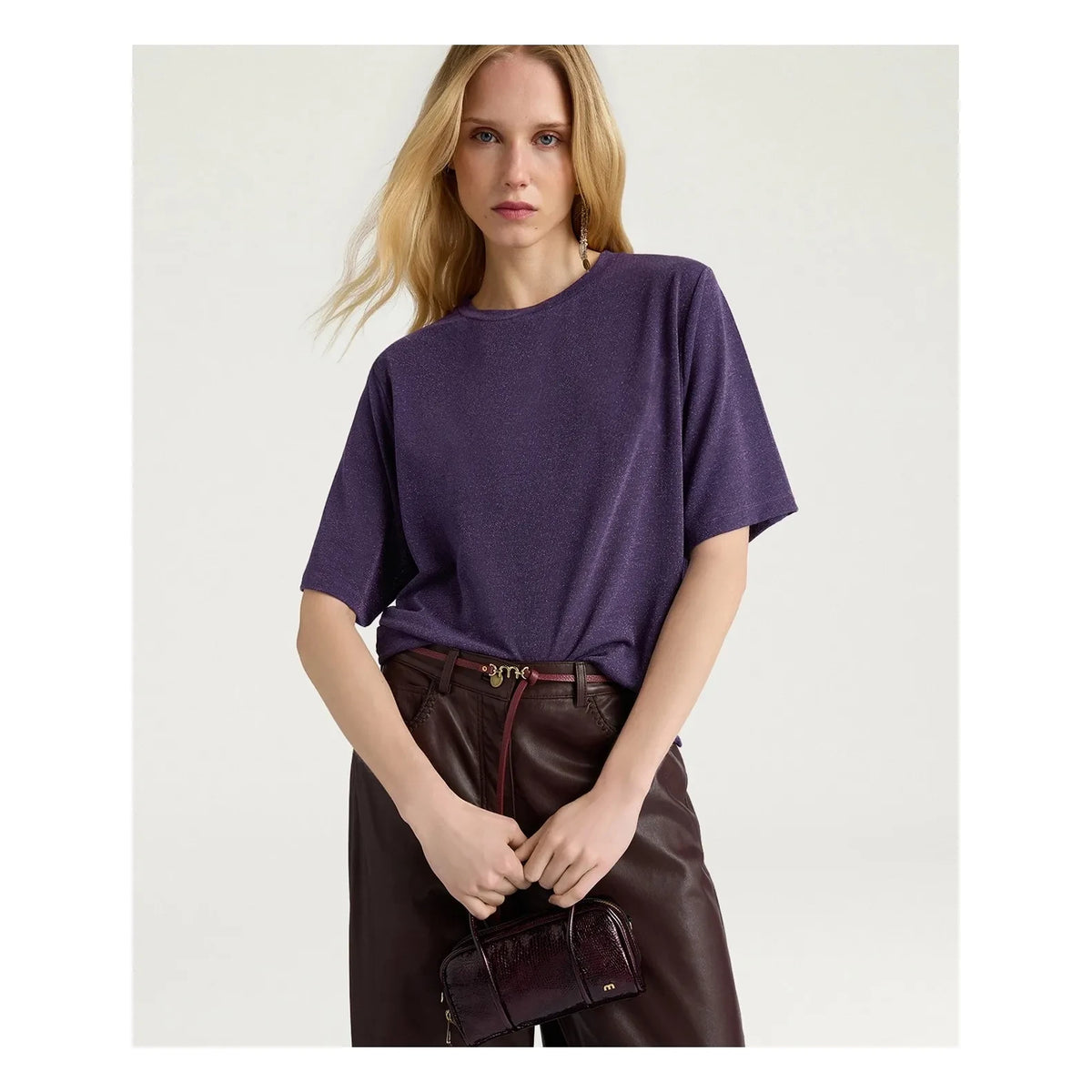 Momoni - Iora Irisé T-Shirt | Amethyst
