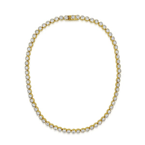 Daphine - Chris Tennis Necklace | Gold