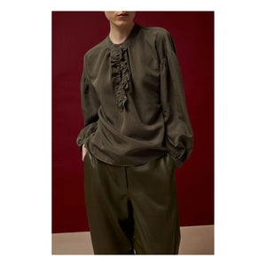 BELLEPIECE - Conrad Leather Pants | Bronze