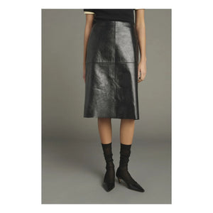 Soeur - Gwen skirt Lambskin | Black