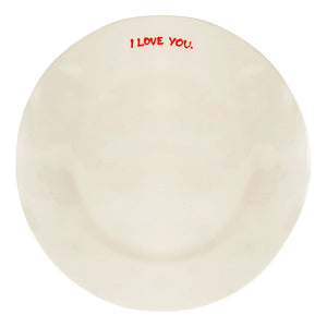 Anna + Nina - I Love You Plate | Cream