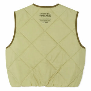 American Vintage - Yupibam Backless Vest, Made from Recycled Fibers | Light Green