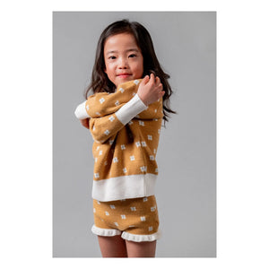 birinit - Floral Print Shorts | Mustard
