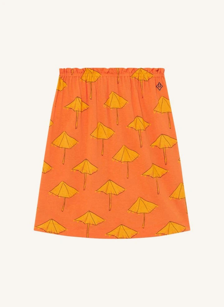 The Animals Observatory - Baby Umbrella Jersey Skirt | Orange