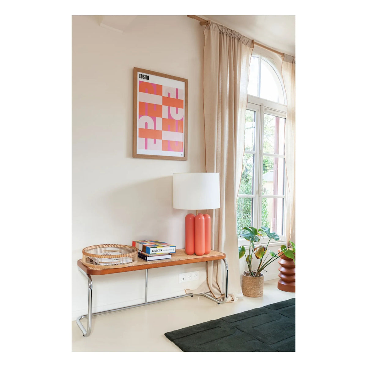 Cosin - Charlotte Table Lamp | Coral