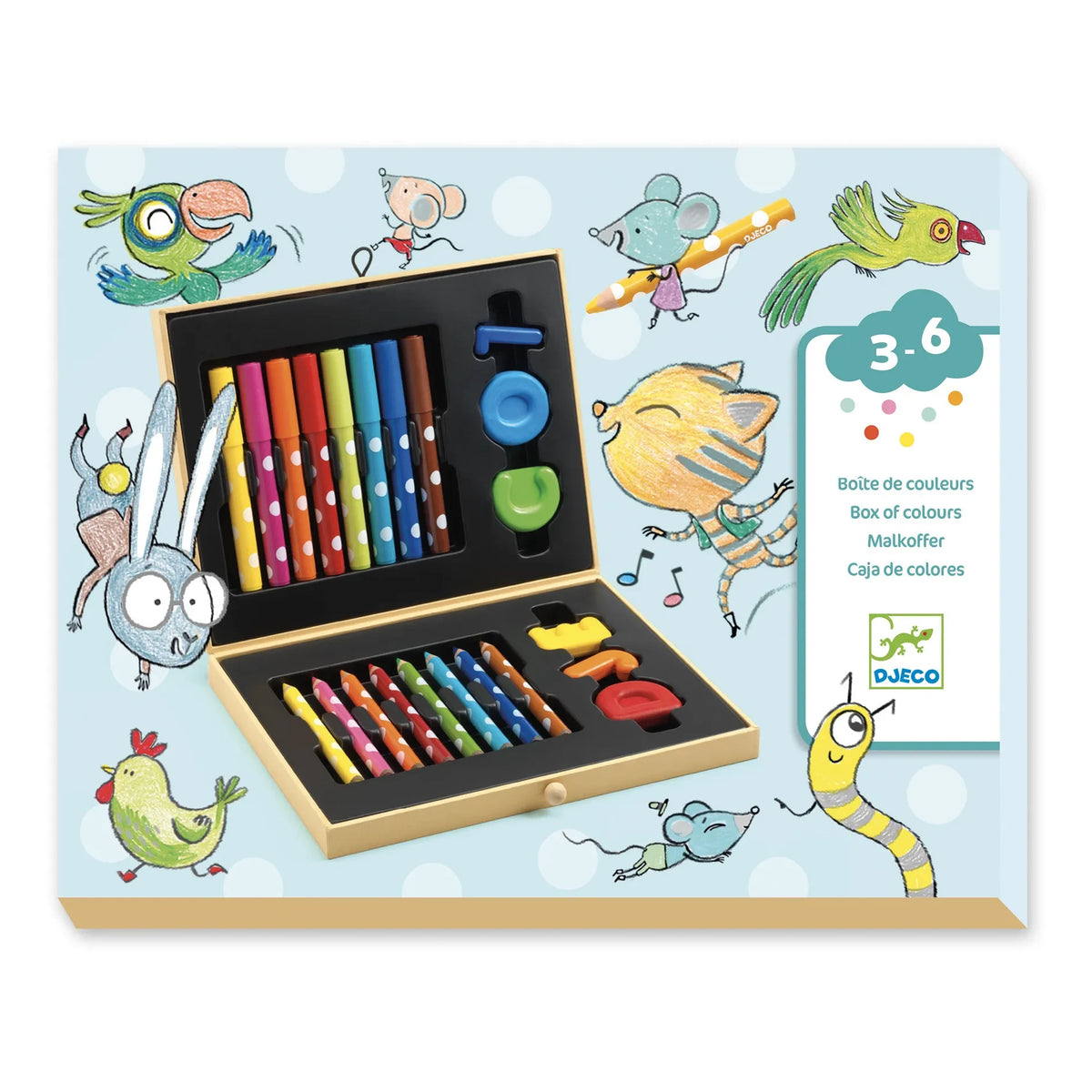 Djeco - Children's Coloring Box