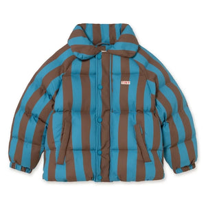 Tinycottons - Striped Padded Jacket | Blue