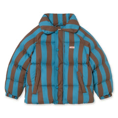 Tinycottons - Striped Padded Jacket | Blue