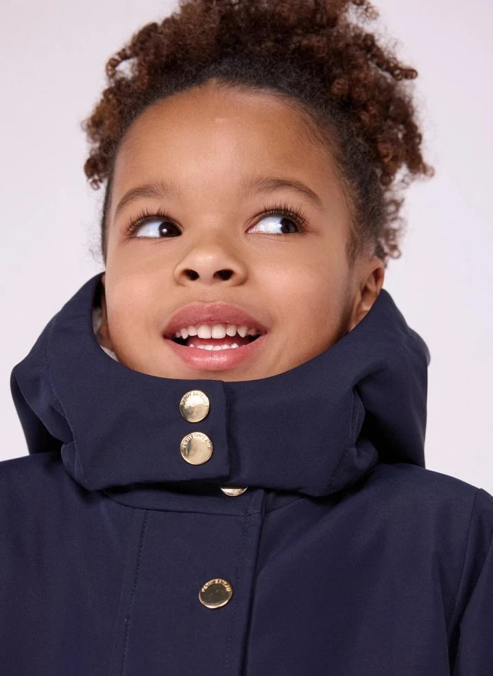 Petit Bateau - Sherpa-lined parka | Navy