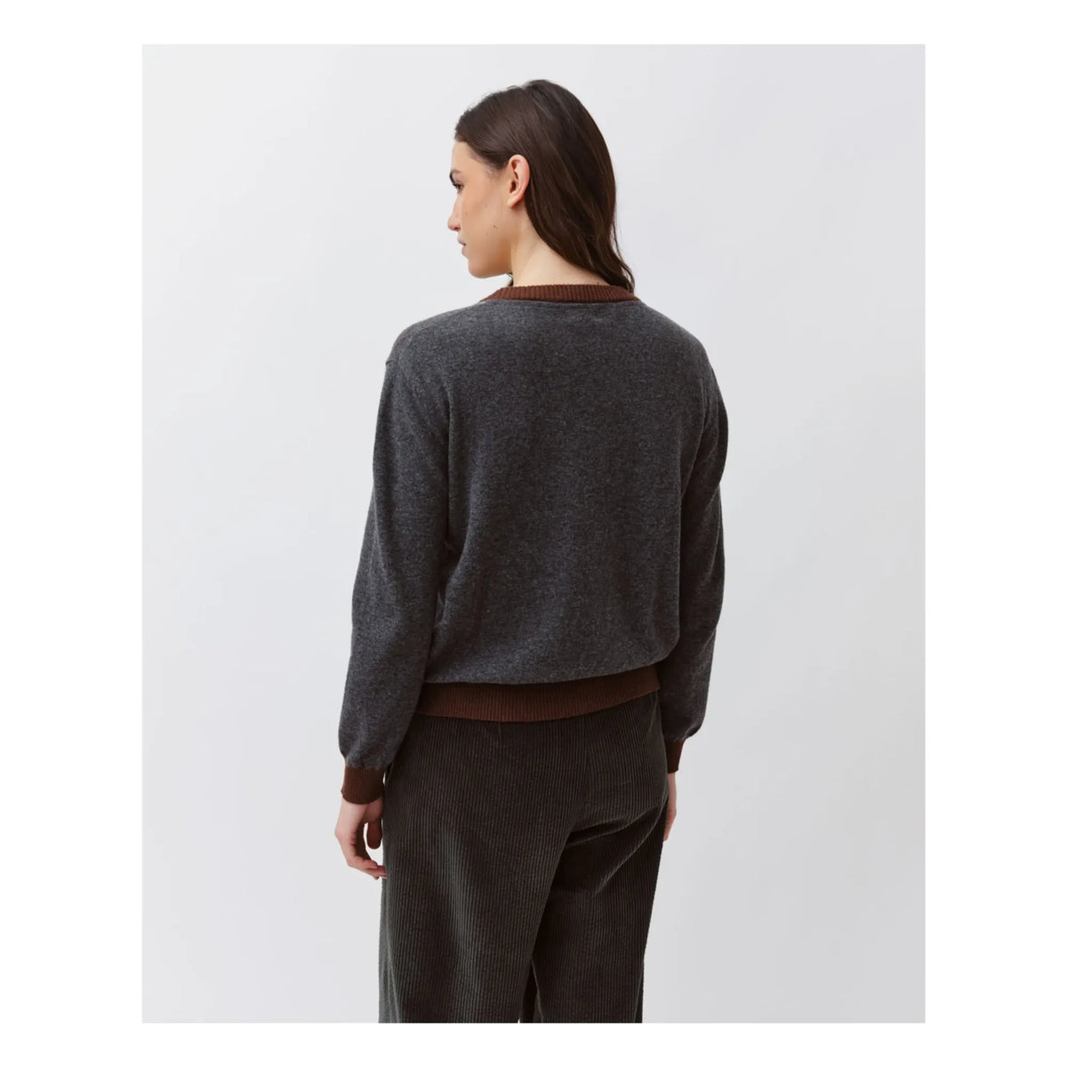 Diega - Pasteo Wool Sweater | Grey