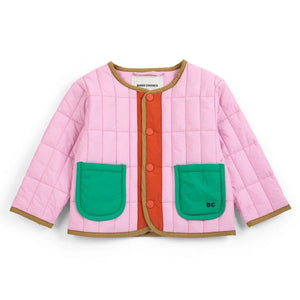 Bobo Choses - Recycled Fiber Quilted Baby Jacket | Pink