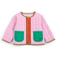 Bobo Choses - Recycled Fiber Quilted Baby Jacket | Pink