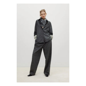 The New Society - Grey Opal Wool Trousers