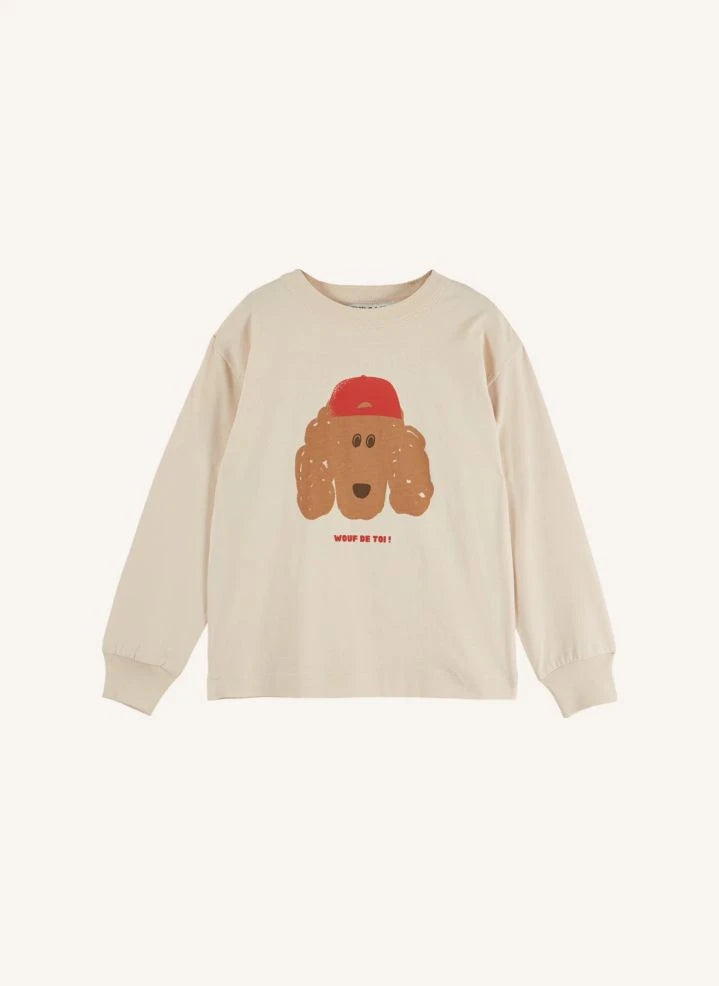 Emile et Ida - Organic Cotton Dog T-shirt | Ecru