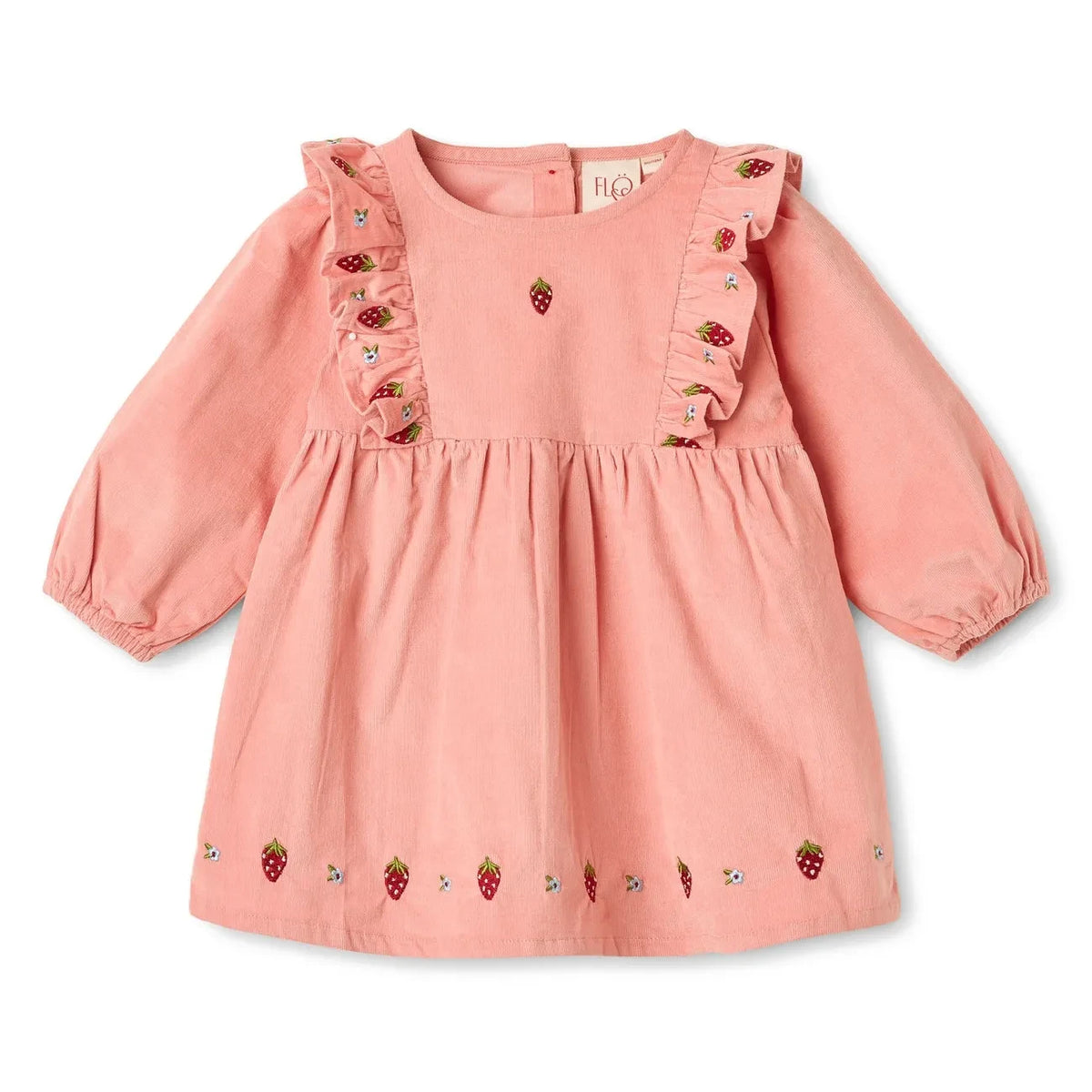 Flöss - Belle Fraises Dress | Pink