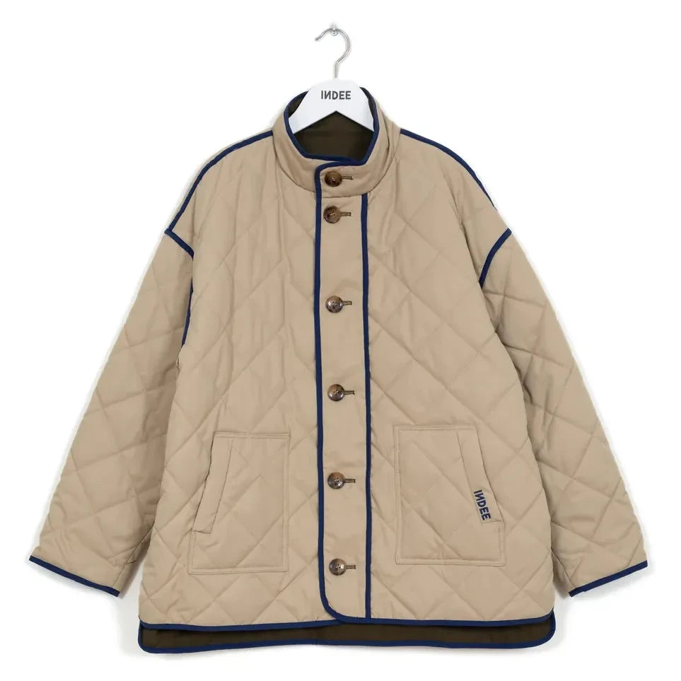 Indee - Warmup Reversible Jacket | Olive Green