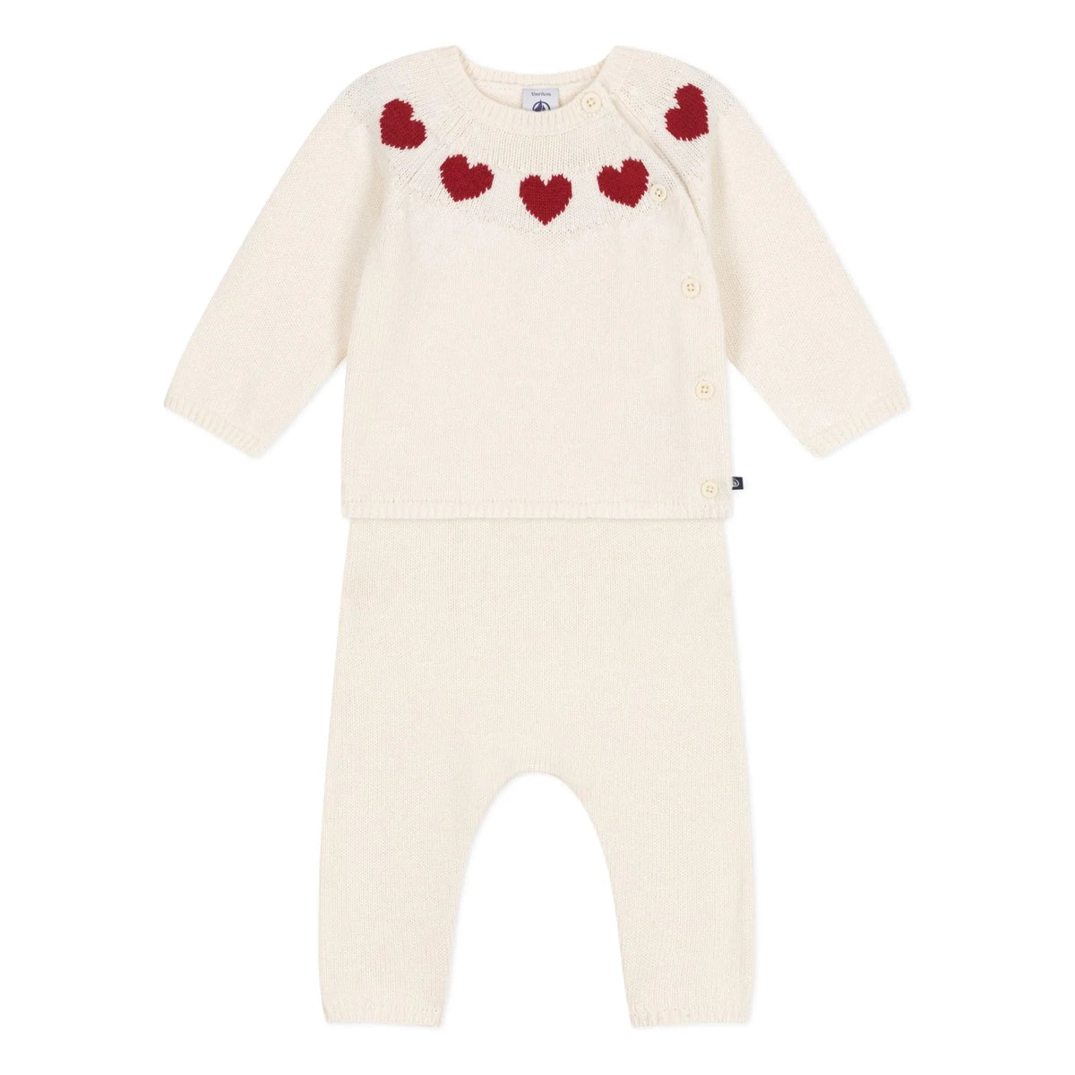Petit Bateau - 2-Piece Mesh Set | White