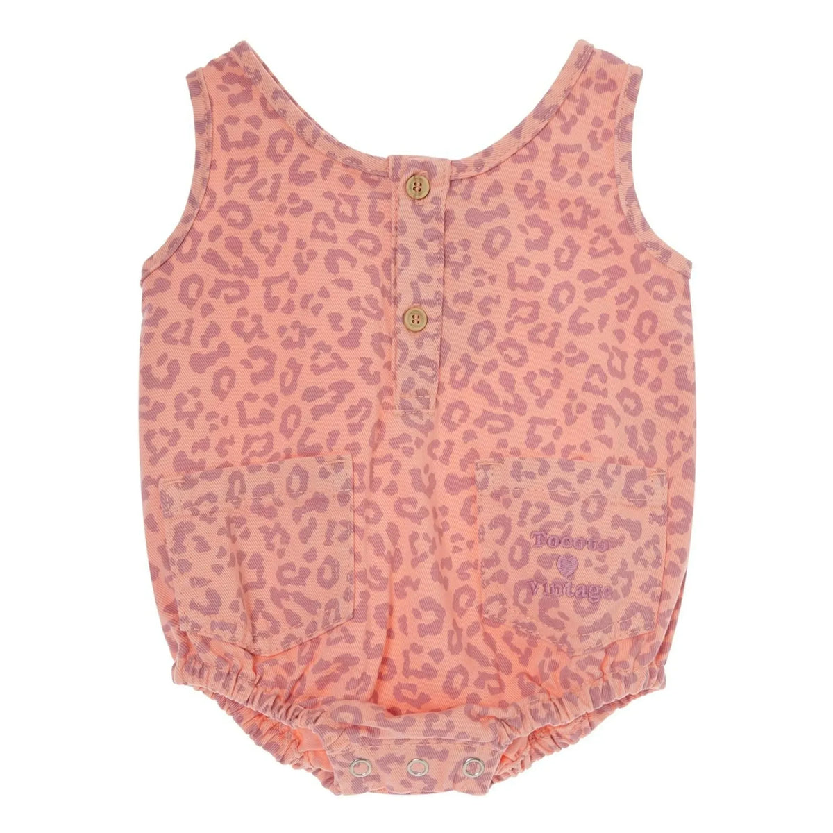 Tocoto Vintage - Leopard Jumpsuit | Coral