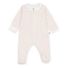 Petit Bateau - Pyjamas Dors Bien Flower Organic Cotton | White